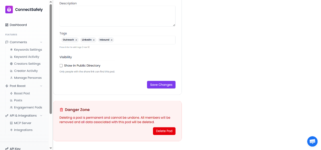 Delete Pod Danger Zone